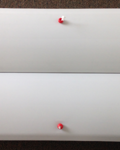 Double ceiling inlet 7300 m3/h assembled